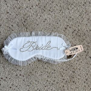 Victoria’s Secret White Bride Sleep Mask with Rhinestones